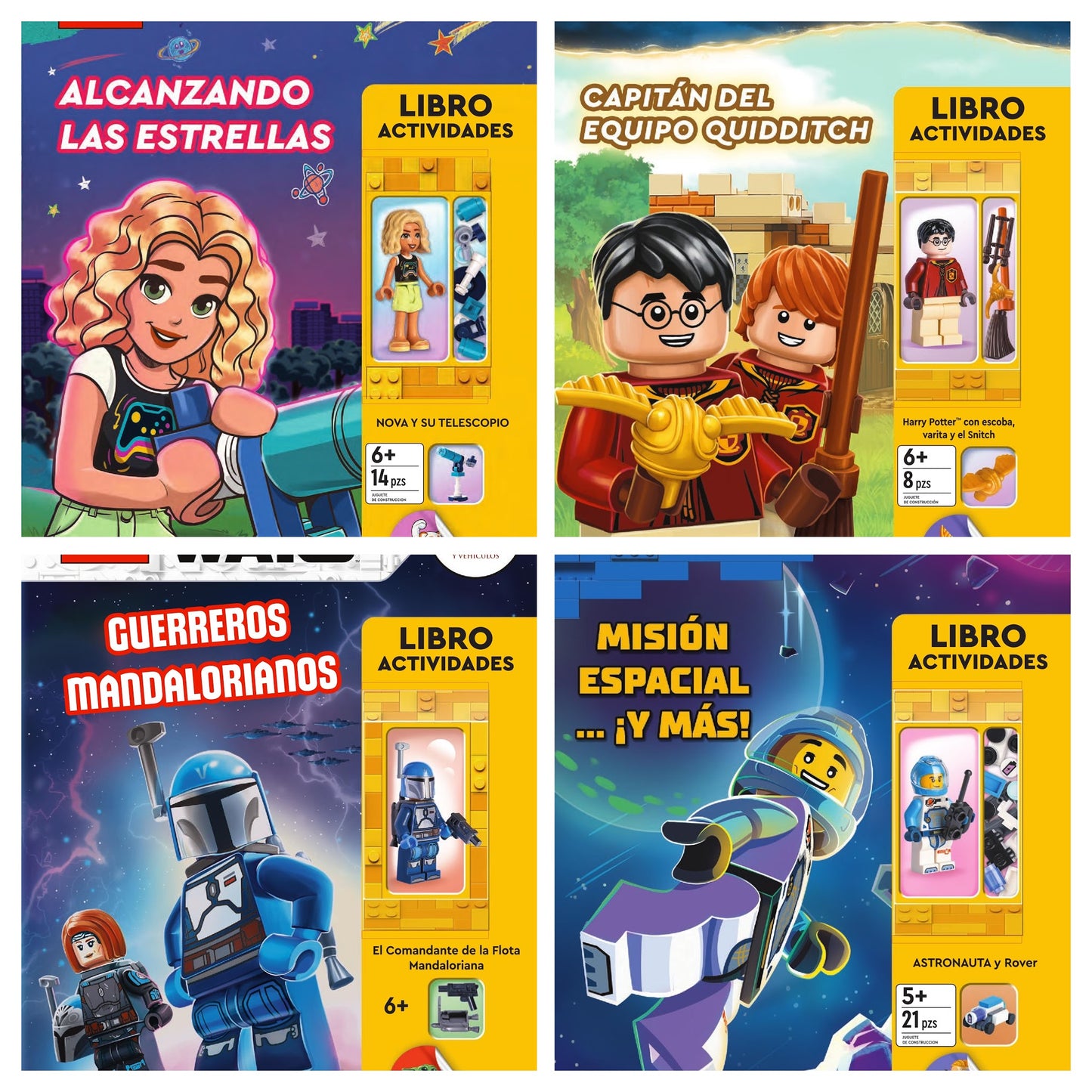 Pack Libros de Actividades LEGO