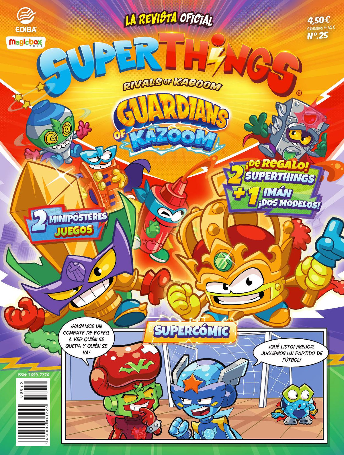 Revista Superthings Nº 25 Serie Guardians of Kazoom – EDIBA EUROPA