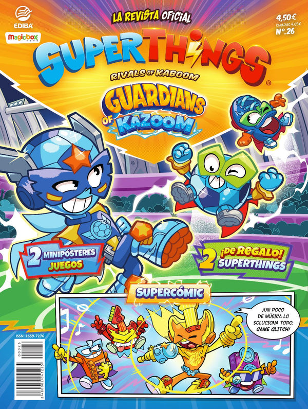 Revista Superthings Nº 26 Serie Guardians of Kazoom – EDIBA EUROPA