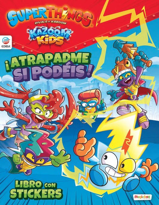 Libro con Stickers Superthings Nº 6 Serie Kazoom Kids