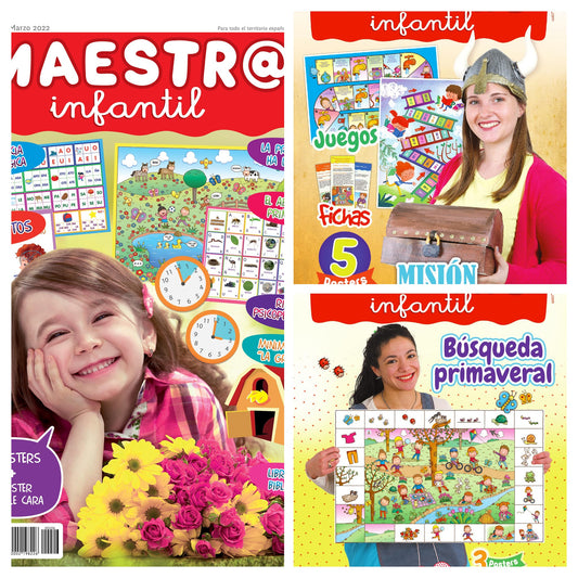 Maestr@ Infantil - Pack 3 Revistas Primavera