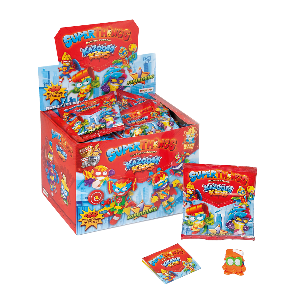 Pack 10 Sobres Superthings Serie Kazoom Kids