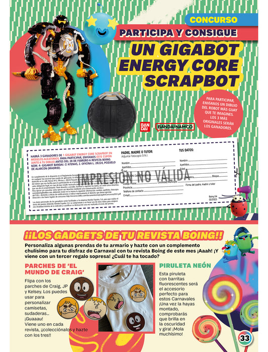 Concurso Gigabot Bandai