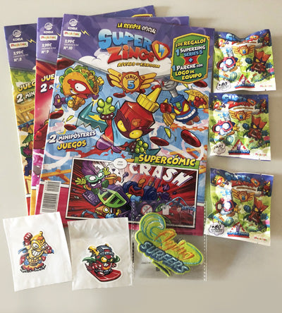 Pack 3 Revistas Superzings Serie 5